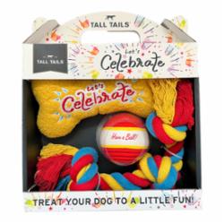 Tall Tails Let's Celebrate Dog Toy box of 3