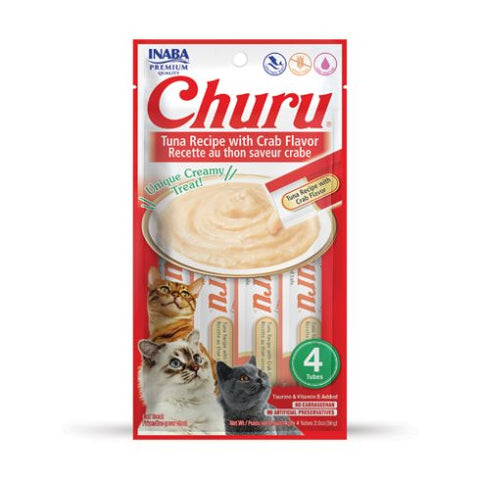 INABA Churu Tuna Recipe with Crab Flavor Cat Treat
