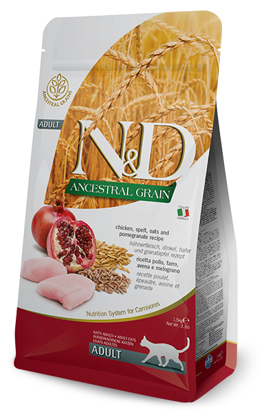 Farmina N&D Chicken & Pomegranate Low Grain Cat Food