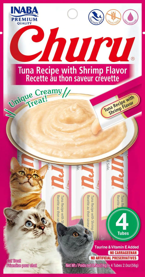 INABA Churu Tuna with Shrimp Flavor Cat Treats