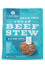 A Pup Above Texas Beef Stew Grain Free Gently Cooked Frozen Dog Food