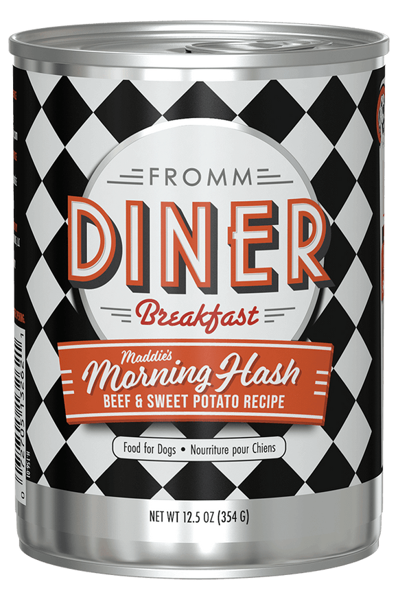 Fromm Diner Breakfast Maddie's Morning Hash Beef & Sweet Potato Recipe for Dogs (12.5 oz)