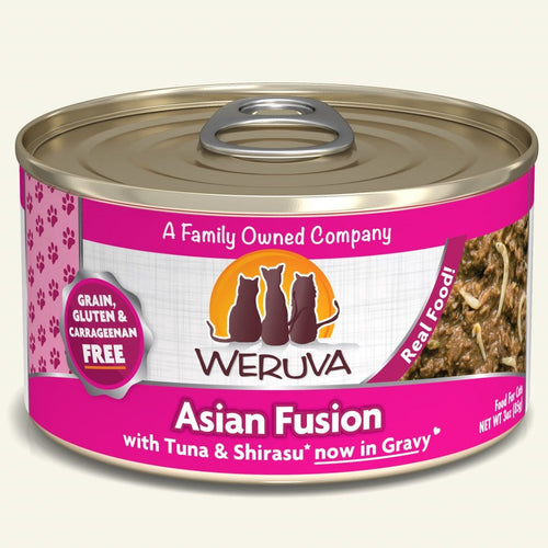 Weruva Asian Fusion With Tuna & Shirasu in Gravy Canned Cat Food (3-oz, Single Can)