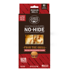 Earth Animal No-Hide Bacon Cheeseburger Medium Value Pack