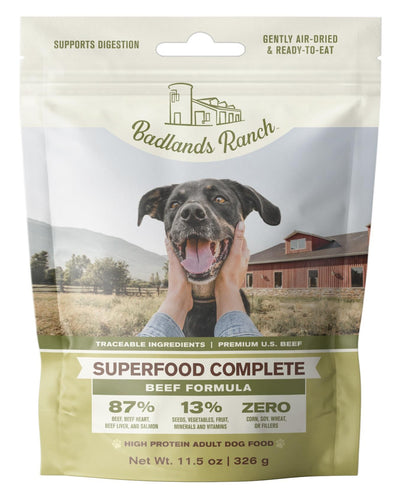 Badlands Ranch Superfood Complete Beef Formula Dog Food