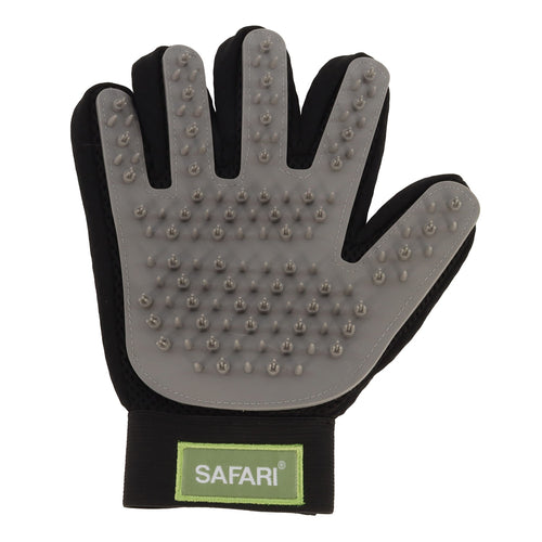Coastal Safari Grooming Glove Black & Gray