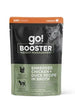 Petcurean Go! Solutions Booster Shredded Chicken + Duck in Broth for Weight Management Wet Cat Food (2.5 oz)
