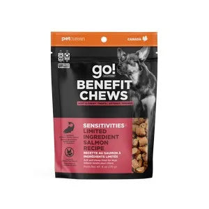 Petcurean Go! Solutions Benefit Chews Sensitivities Limited Ingredient Salmon Dog Treats (6 oz)