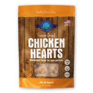 Shepherd Boy Farms Freeze-Dried Chicken Hearts Treats for Dogs and Cats