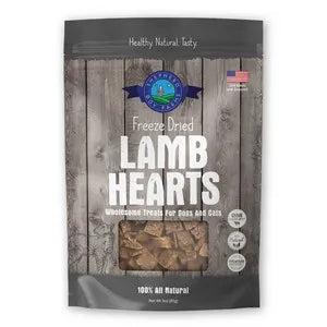 Shepherd Boy Freeze Dried Lamb Hearts 8oz