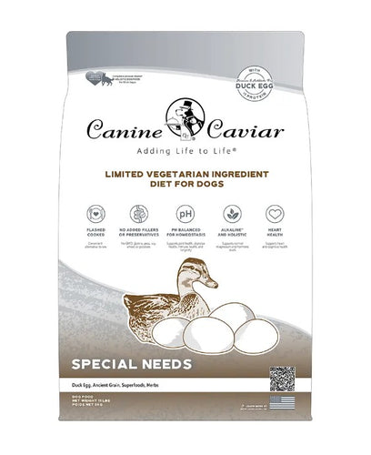 Canine Caviar Special Needs Vegetarian Duck Egg Dry Dog Food