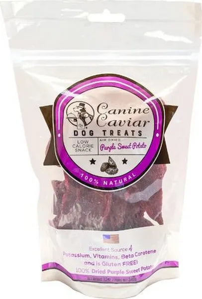Canine Caviar Dried Purple Sweet Potato Dog Treats (12 oz)