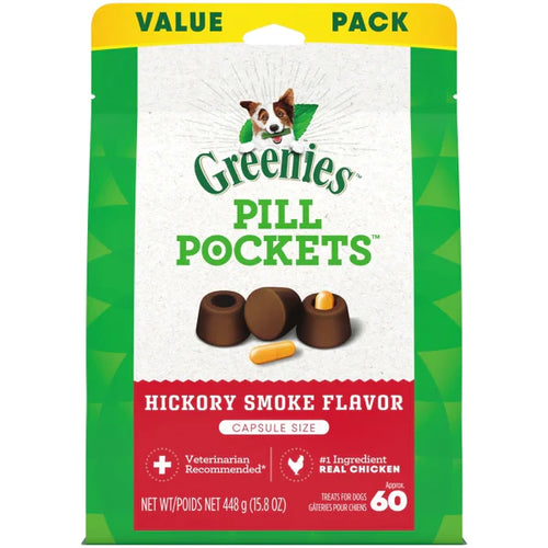 Greenies Pill Pockets Hickory Smoke Flavor