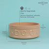 Mason Cash Cane Lettered Dog Bowl 9.8 101oz