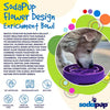 SodaPup Flower Design eBowl Enrichment Slow Feeder Bowl for Dogs (Flower Bowl - Pink)