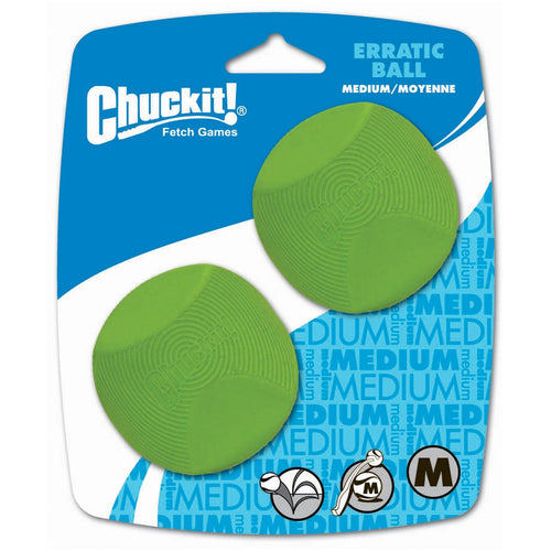 Chuckit! Erratic Ball (Medium, 2 pack)