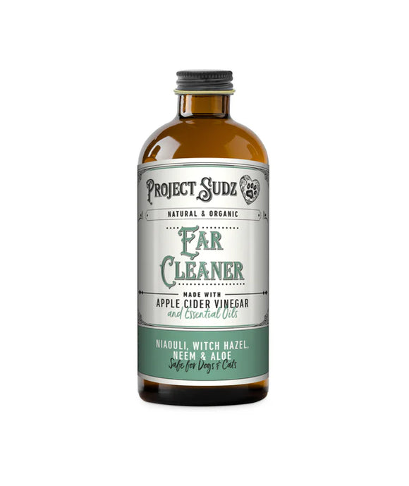 Project Sudz Natural & Organic Ear Cleaner for Cats & Dogs 4oz