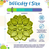 SodaPup Mandala Design Etray Enrichment Tray For Dogs (Purple - 8” wide X 8” tall 0.9” thick)