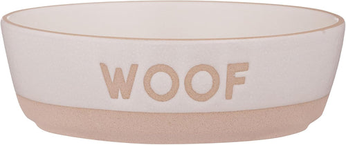 Mason Cash Woof Dog Bowl Cream 5.9 18.6oz
