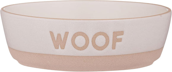 Mason Cash Woof Dog Bowl Cream 5.9