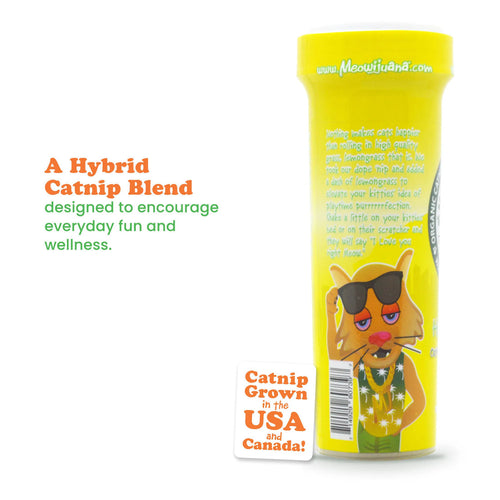Meowijuana Happy Grass - Catnip & Lemongrass Blend (26 g)