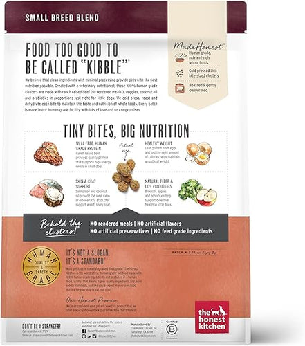 The Honest Kitchen Whole Food Clusters for Small Breed Grain Free Beef