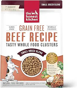 The Honest Kitchen Whole Food Clusters for Small Breed Grain Free Beef