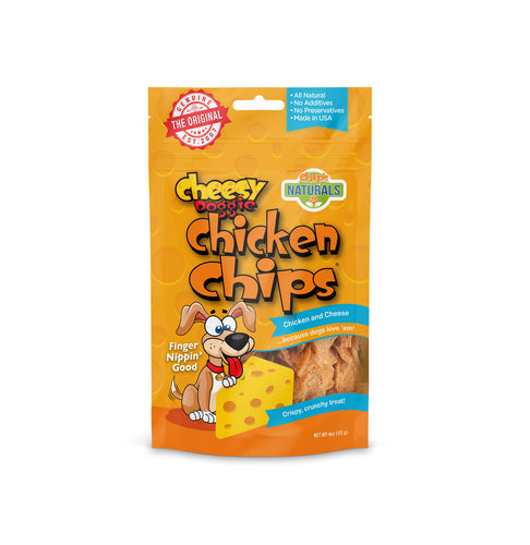 Chip's Naturals Cheesy Doggie Chicken Chips (4 oz)