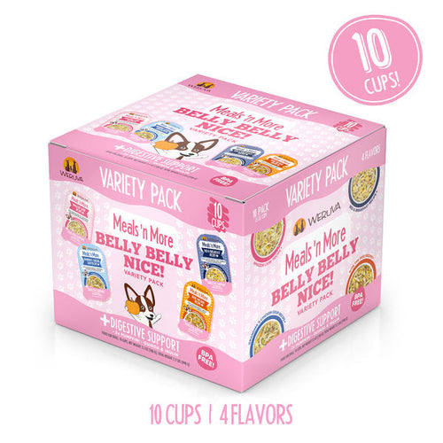 Weruva Meals 'n More Belly Belly Nice! Digestive Support Variety Pack Dog Food (3.5 Oz - 10pk)