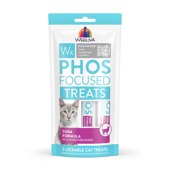Weruva Wx Phos Focused Lickable Tuna Cat Treat (0.5 oz - 5 pk)