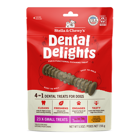 Stella & Chewy's Dental Delights Extra Small Dental Treats for Dogs