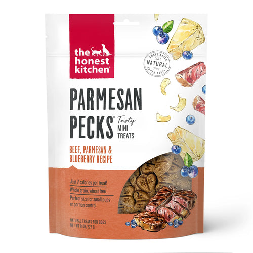 Honest Kitchen Parmesan Pecks - Beef, Parmesan & Blueberry Recipe (8 oz)