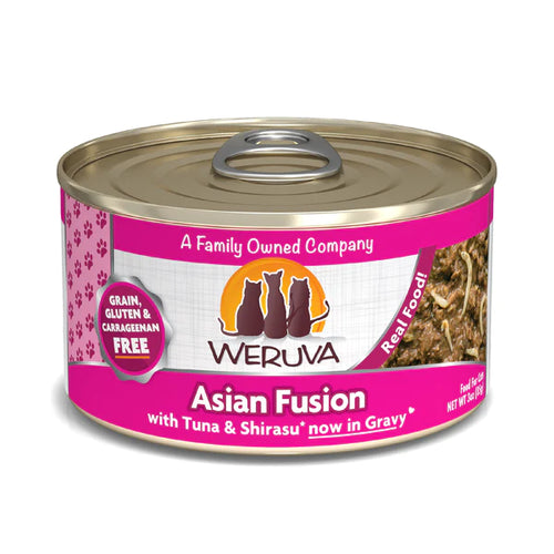 Weruva Asian Fusion With Tuna & Shirasu in Gravy Canned Cat Food (3-oz, Single Can)