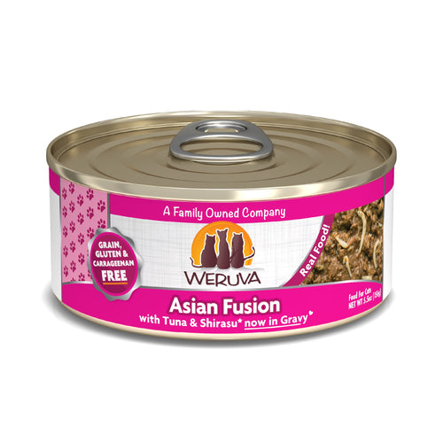 Weruva Asian Fusion With Tuna & Shirasu in Gravy Canned Cat Food (5.5-oz, Single Can)