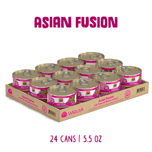 Weruva Asian Fusion With Tuna & Shirasu in Gravy Canned Cat Food (5.5-oz, Single Can)