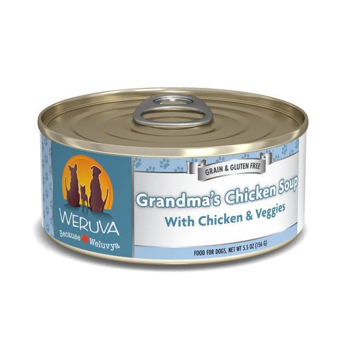 Weruva Grain Free Grandma's Chicken Soup With Chicken & Veggies Canned Dog Food