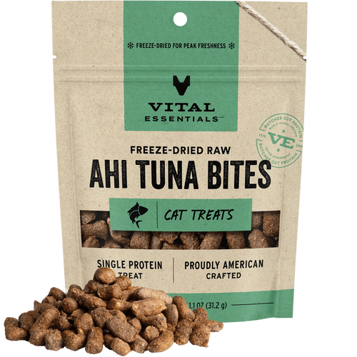 Vital Essentials Vital Cat Freeze Dried Ahi Tuna Cat Treats (1.1 OZ)