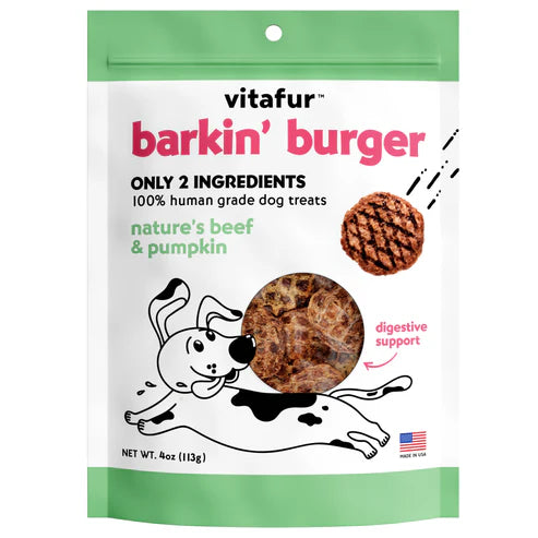 Vitafur Barkin' Burger Beef & Pumpkin