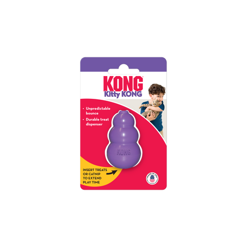 Kong Kitty Kong Treat Dispensing Cat Toy (Small / Purple)