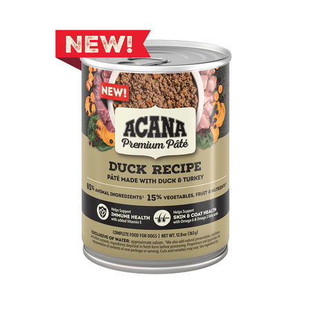 ACANA Premium Pate Duck Recipe with Bone Broth Canned Dog Food