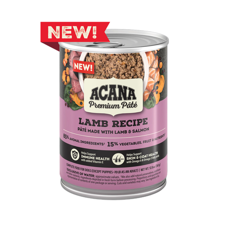 ACANA Premium Pate Lamb Recipe with Bone Broth Canned Dog Food