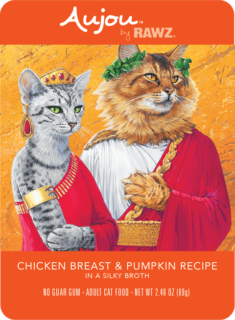 Aujou By RAWZ Chicken Breast & Pumpkin Wet Cat Food