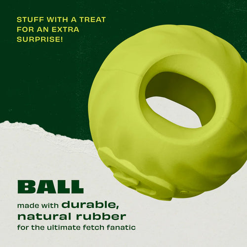 Benebone Rubber Ball Dog Toy (Medium)