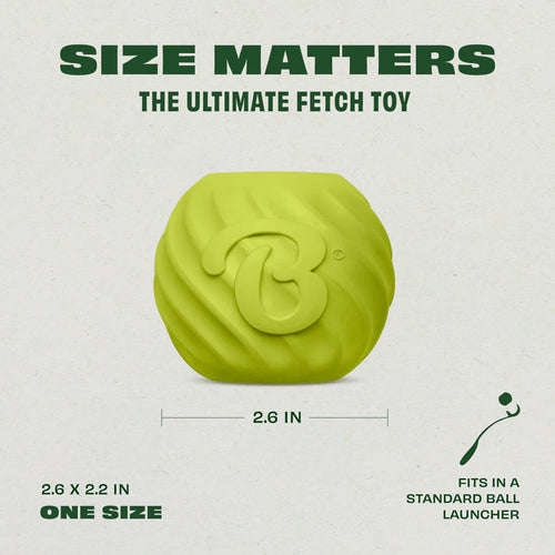 Benebone Rubber Ball Dog Toy (Medium)