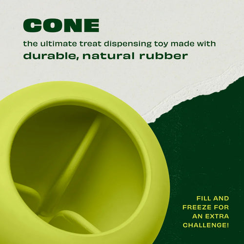 Benebone Rubber Cone Dog Toy (Medium)