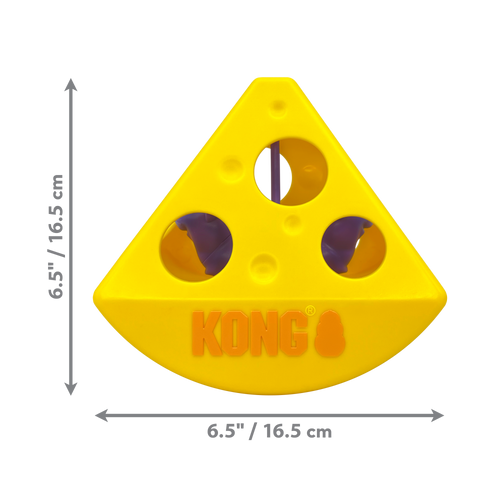 KONG Rewards Rocker Cheese Cat Toy