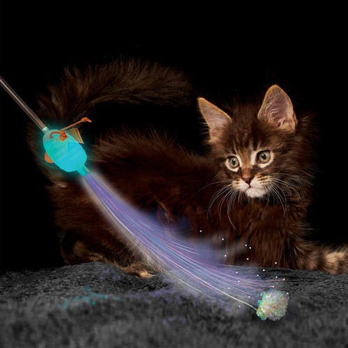 KONG Teaser Glow Firefly Cat Toy (One Size)