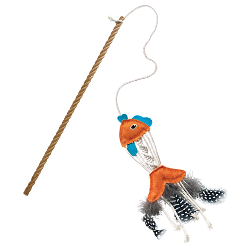 KONG Naturals Teaser Fish Cat Toy