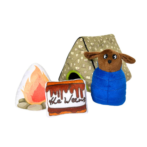 Patchwork Pet Camping with the Weens Dog Toy