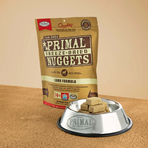 Primal Pet Foods Canine Lamb Freeze-Dried Nuggets